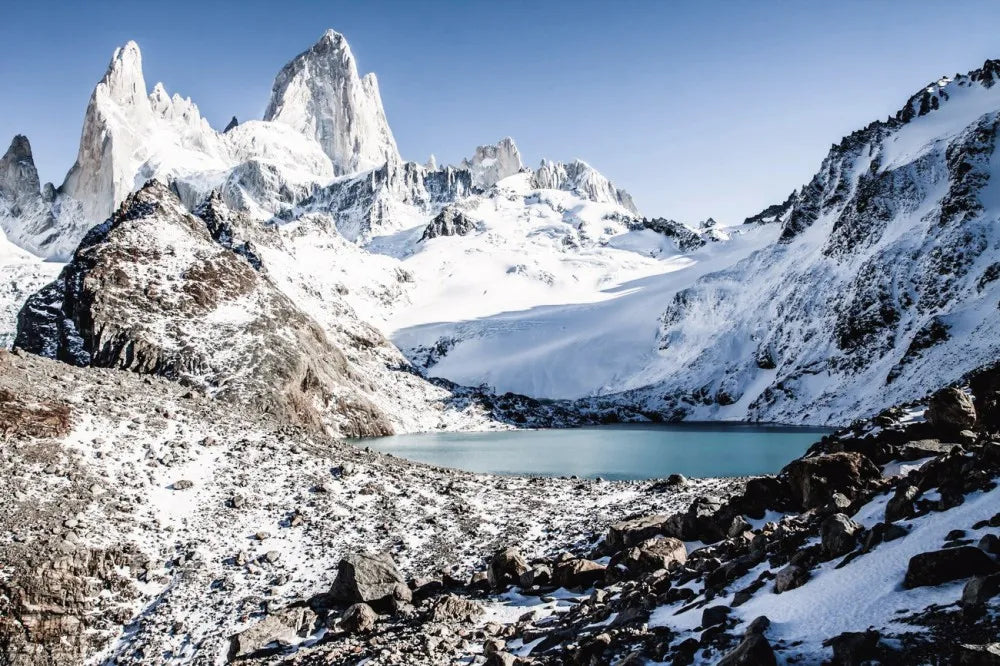 Snow-capped mountains