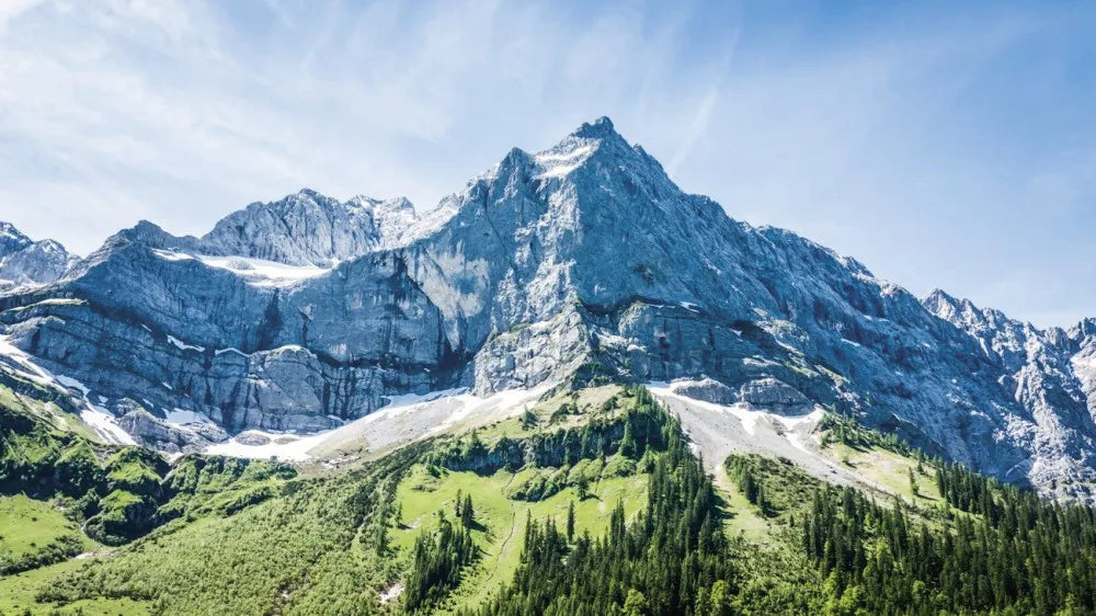 The top of the mountain