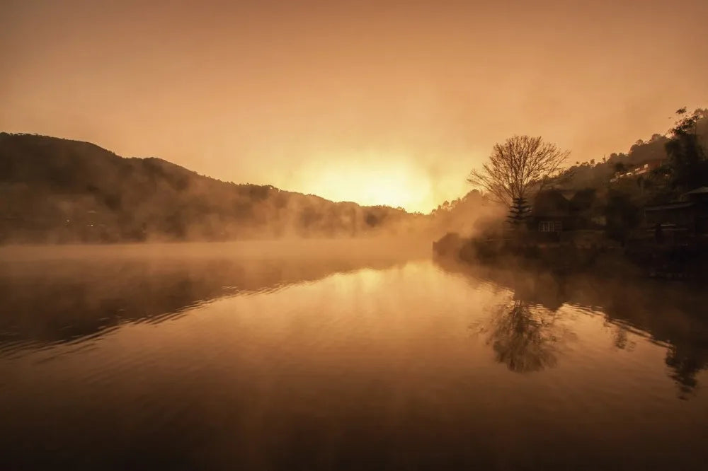 Sunrise over the river