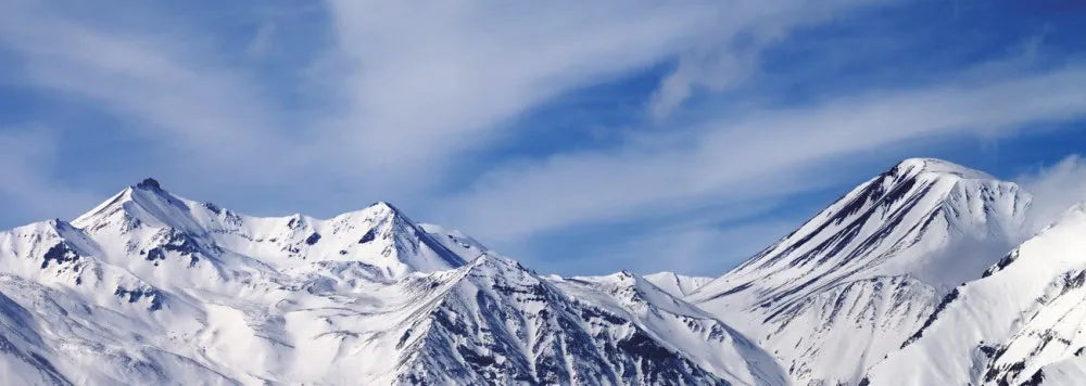 Snow-capped mountains