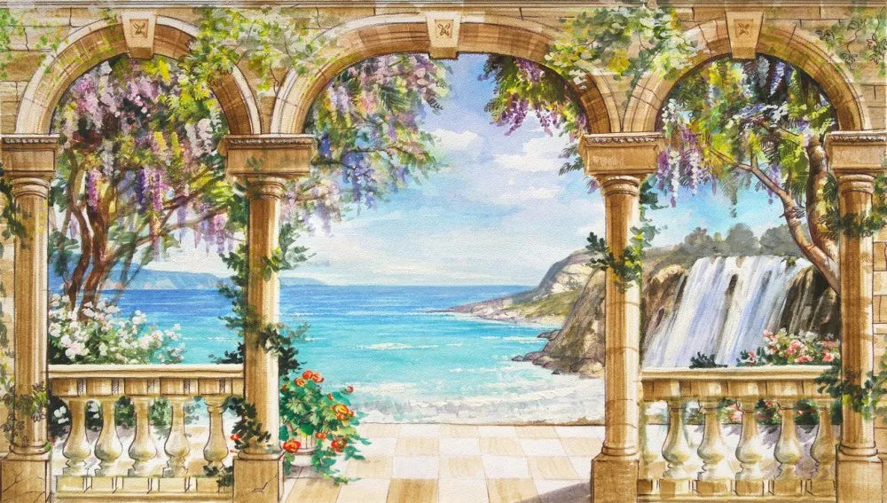 Terrace by the sea