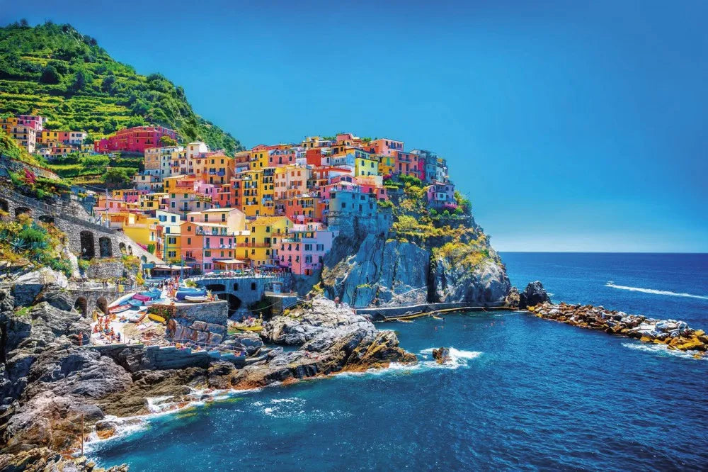 Village off the coast of Italy