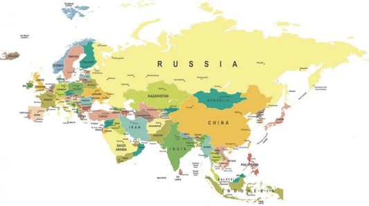Map, Eurasia