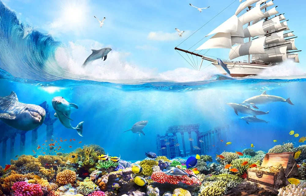 The ship and the underwater world