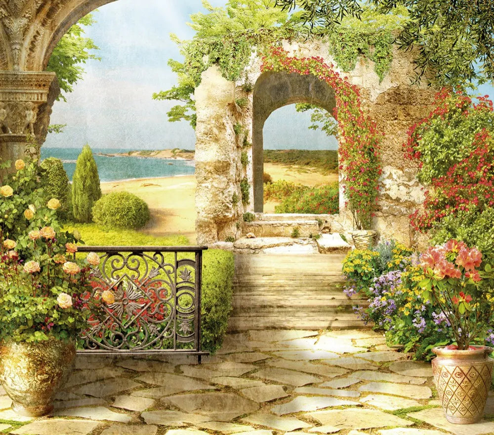 Garden by the sea