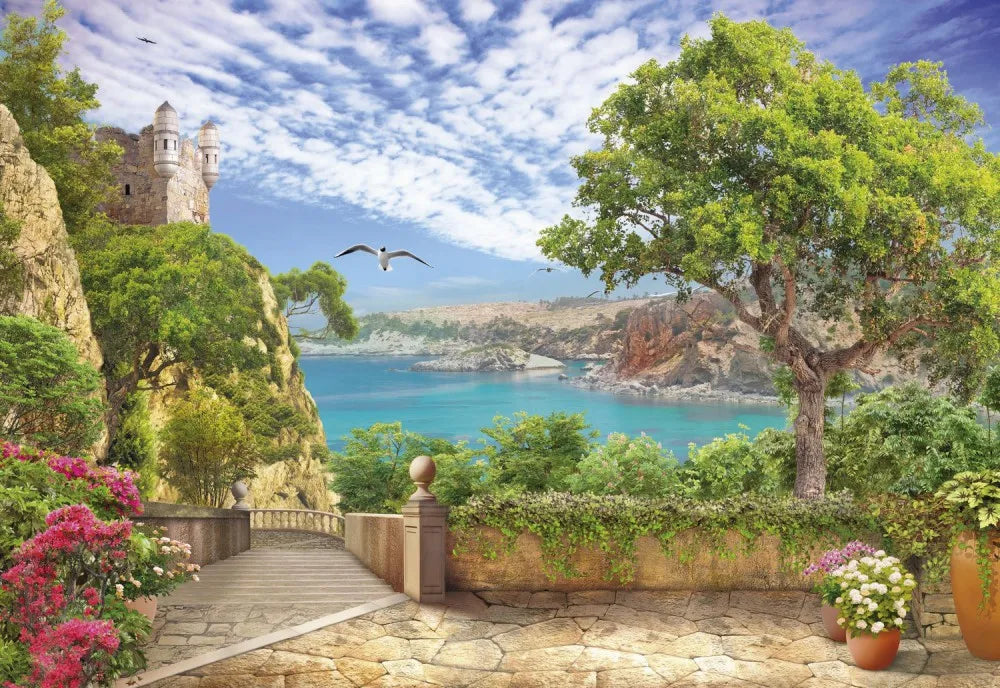 Lakeside terrace