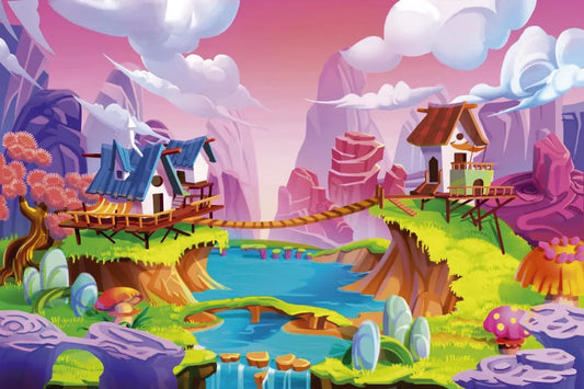 Village by the river