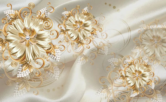 Flowers and pearls