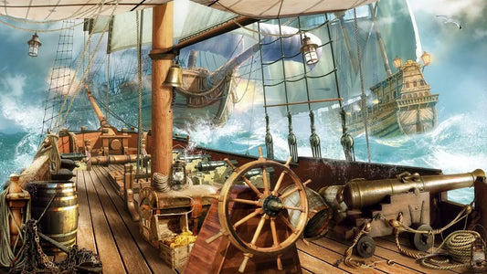The deck of the ship