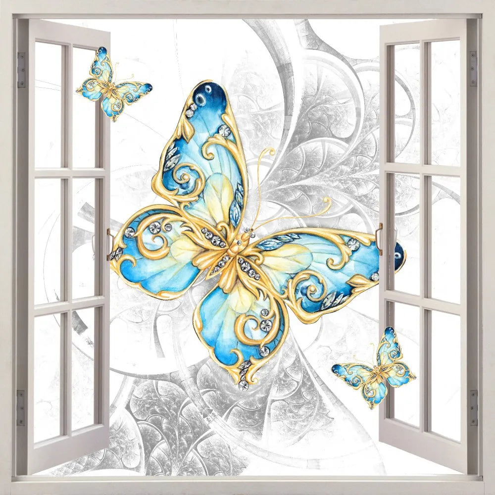 Butterfly in the window