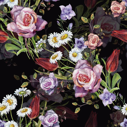 Hand drawn flowers