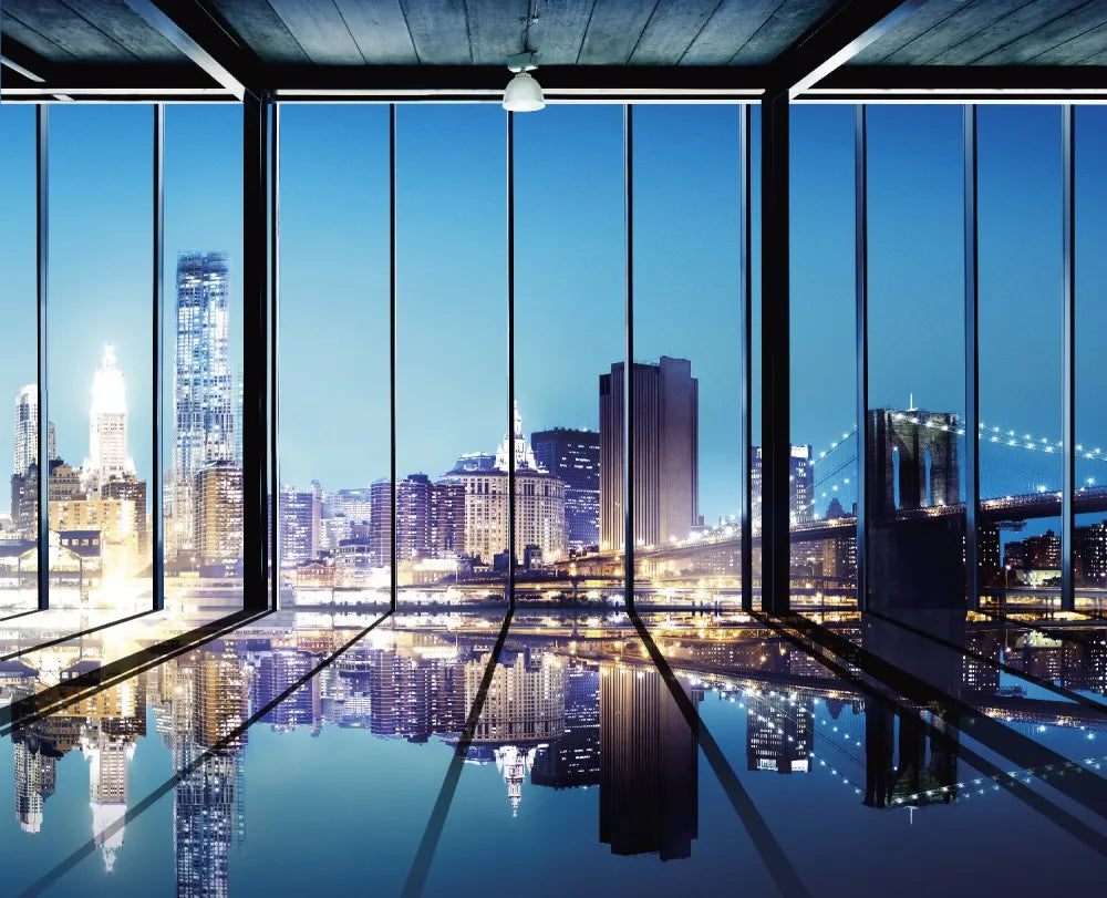 The window overlooking the city