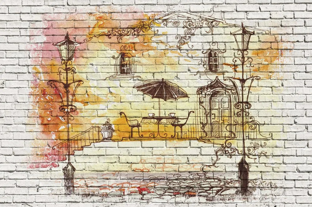 Street, the picture on the wall