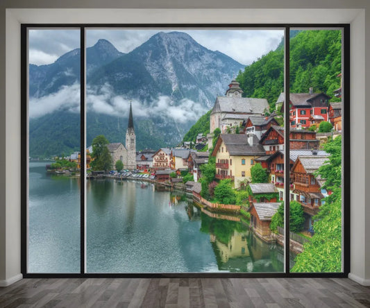 The window in the Alps