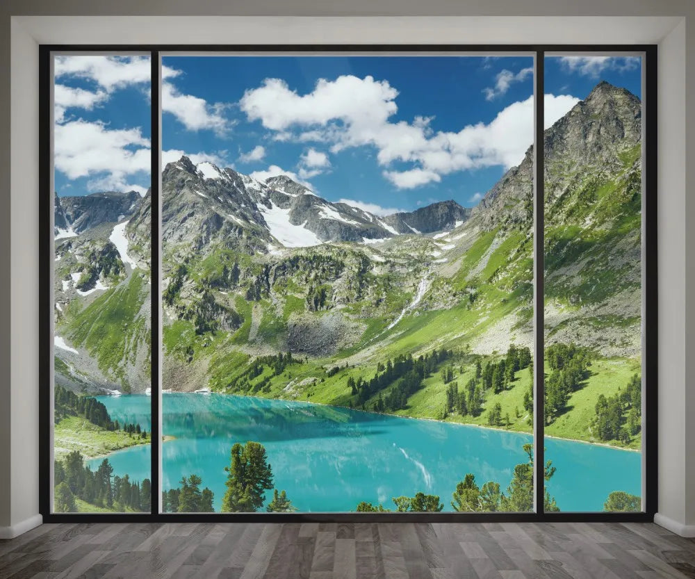The window in the mountains