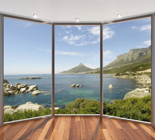 Window with sea views
