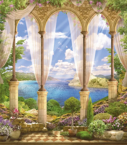 Lakeside terrace