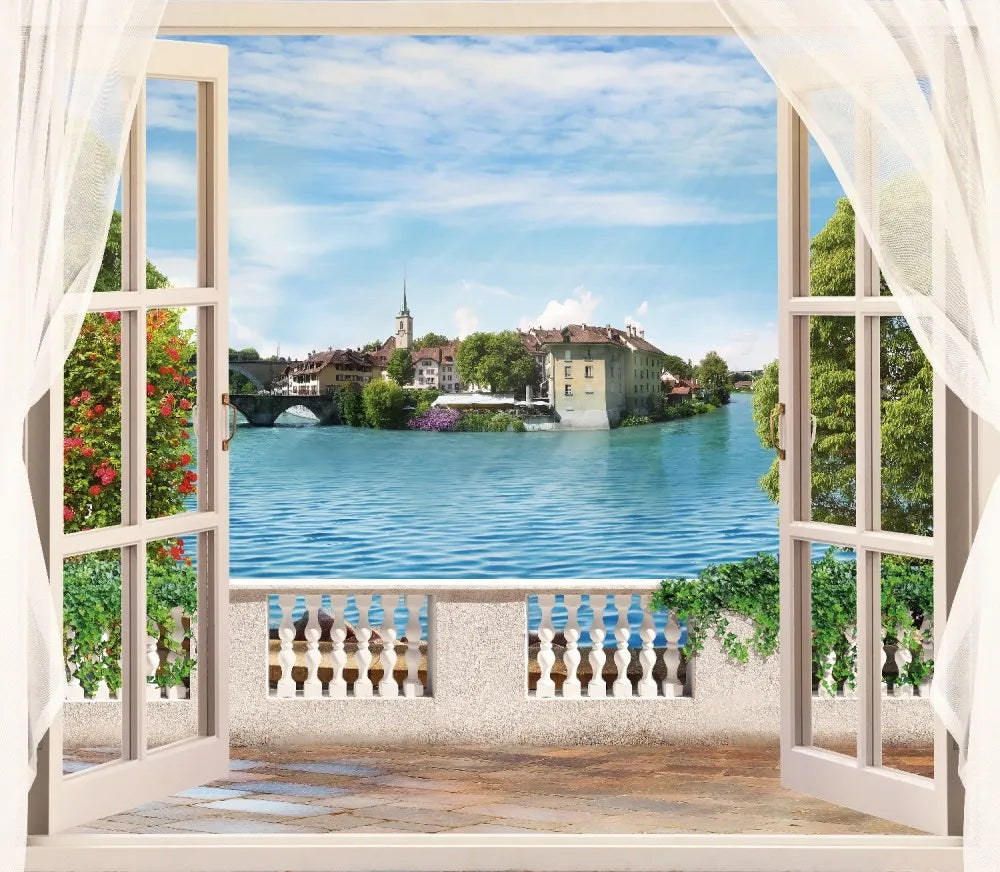 The window overlooking the city