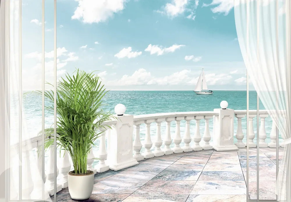Terrace by the sea