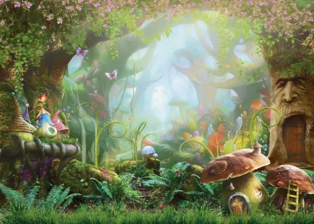 Fairy tale forest painting