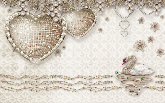 Diamonds background, 3D