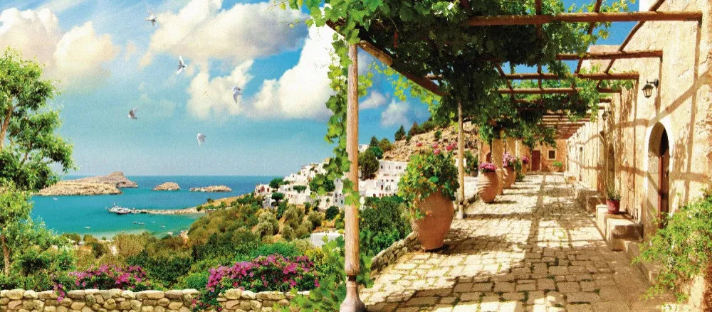 Terrace by the sea