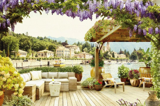 Terrace at the shore