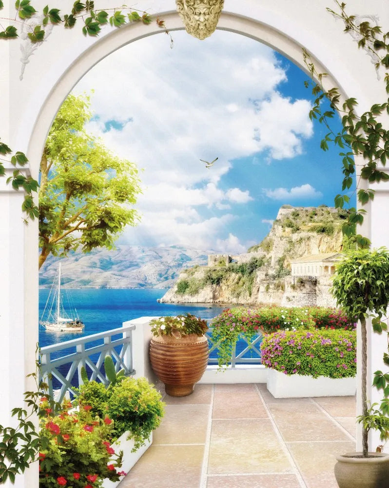 Terrace by the sea