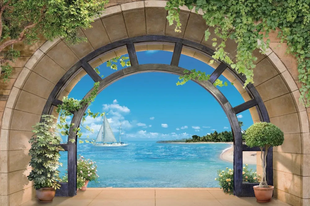 Arch at the sea