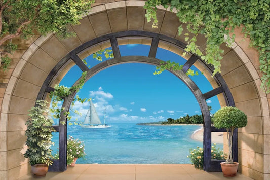 Arch at the sea