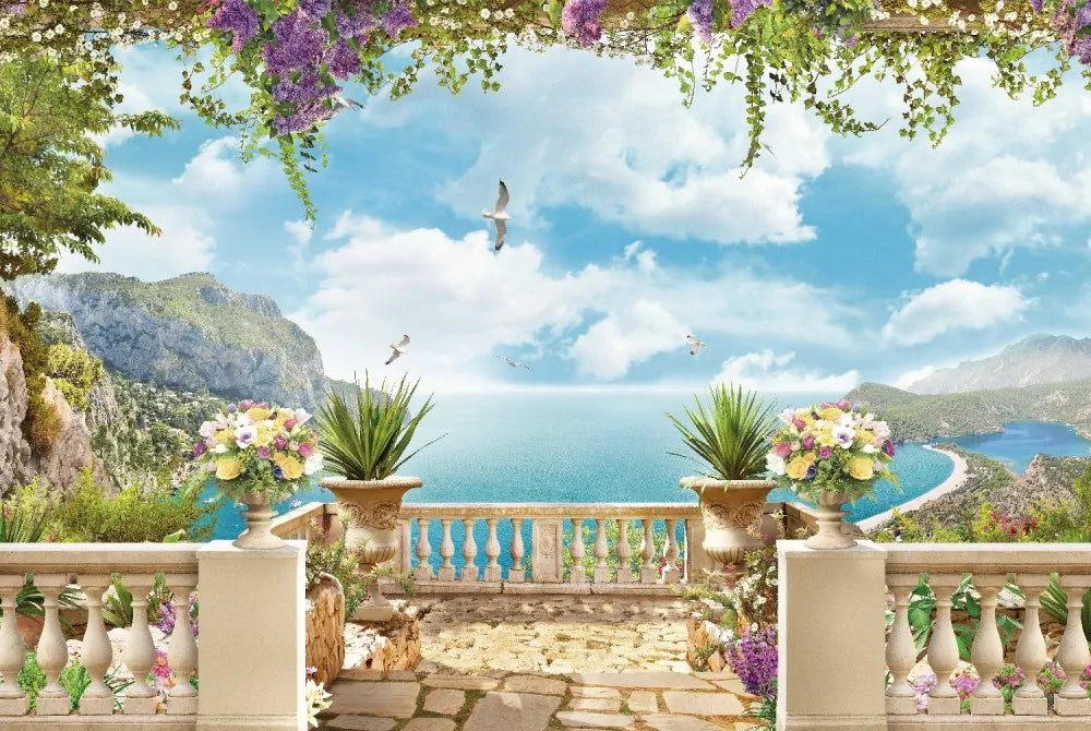 Terrace by the sea