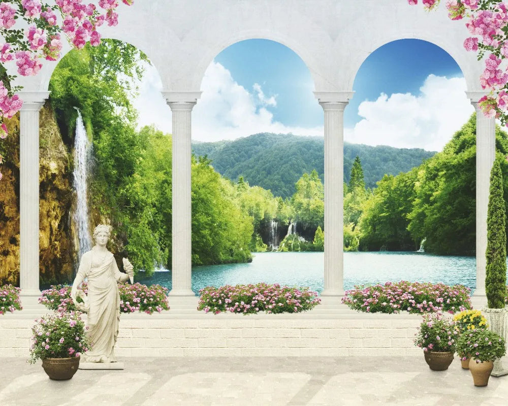 Garden waterfall