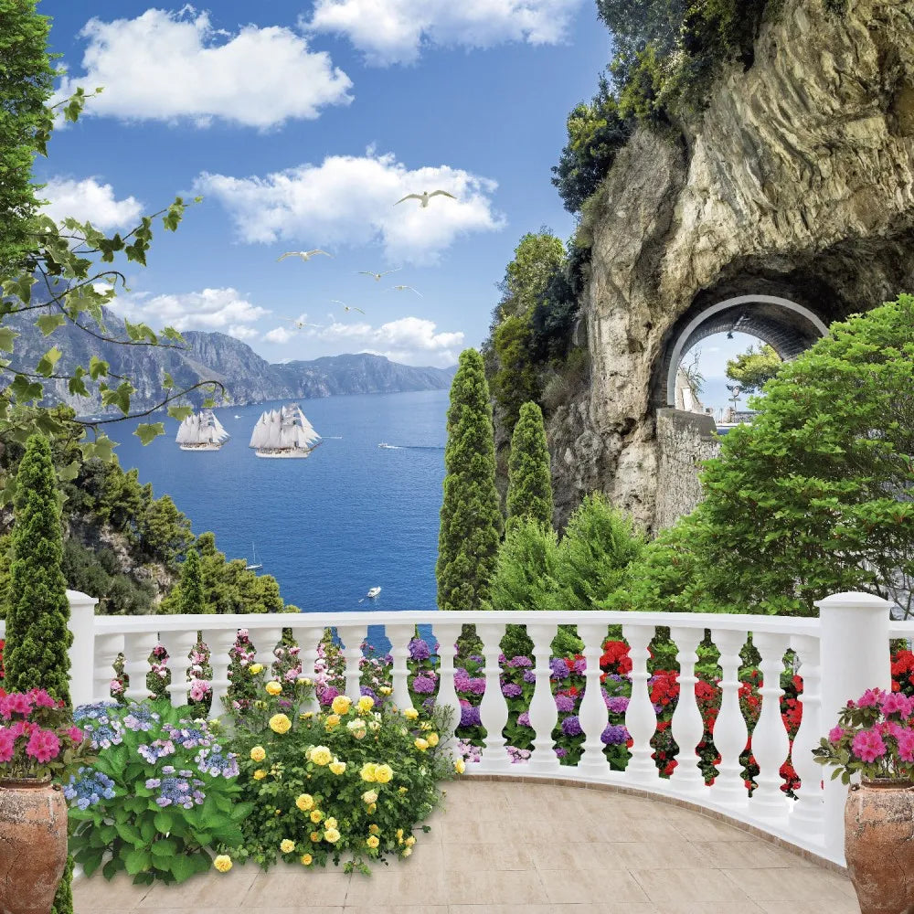 Terrace by the sea