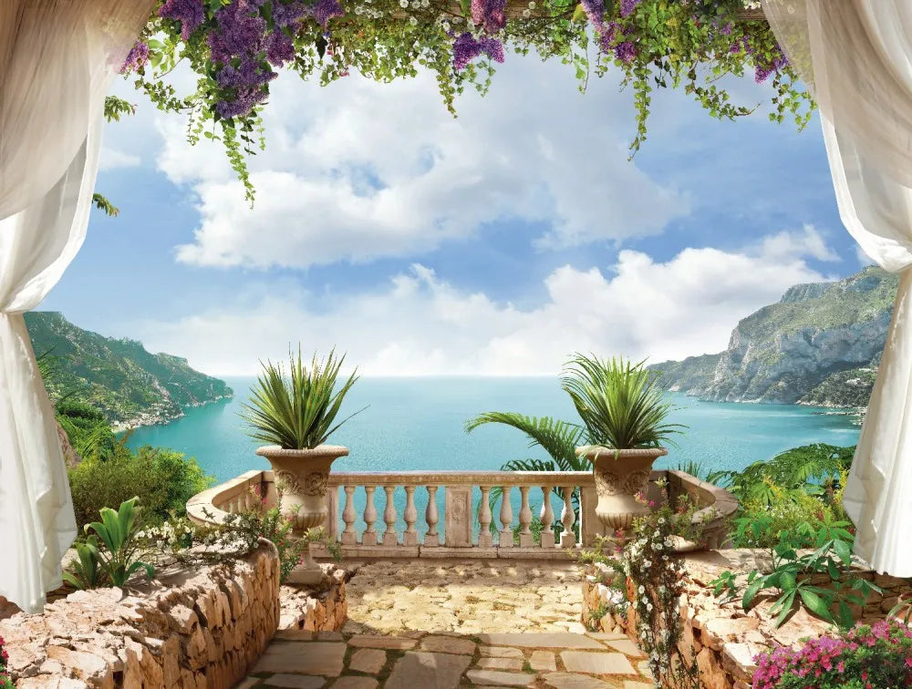 Terrace by the sea