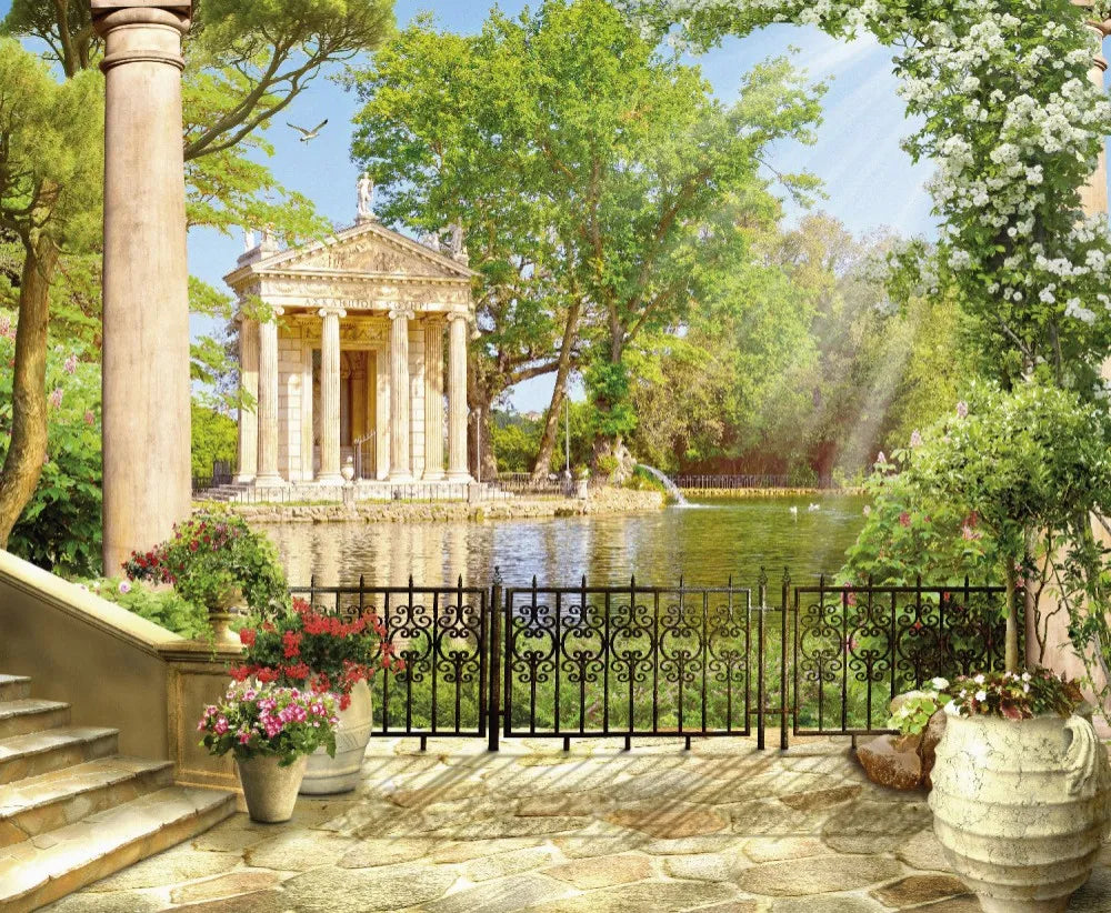 Lakeside terrace