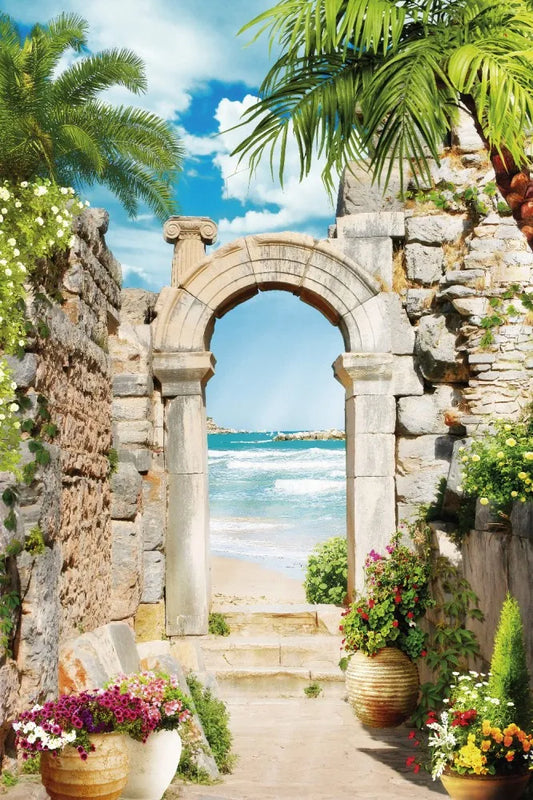 Arch at the sea