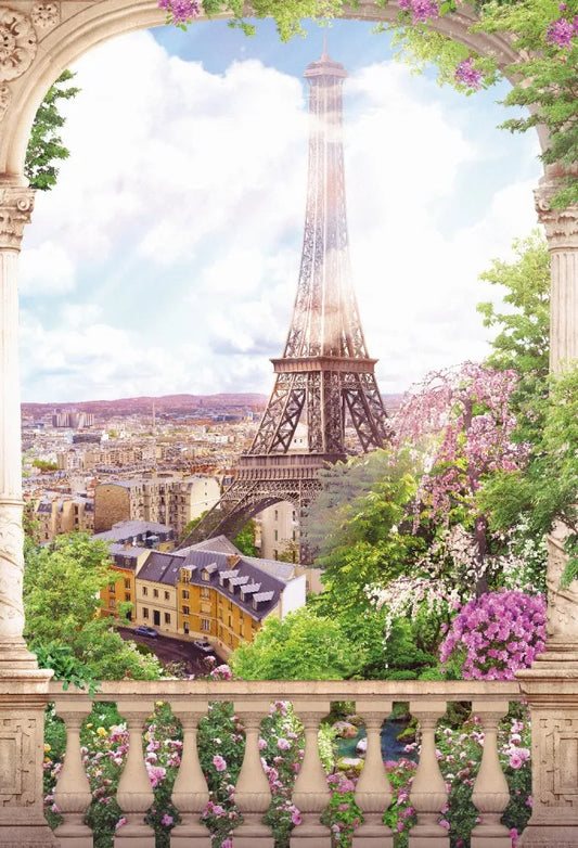 The balcony overlooking Paris