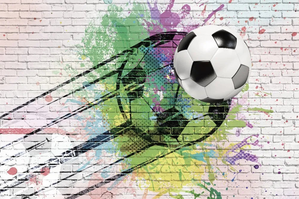 Ball, paint on the wall