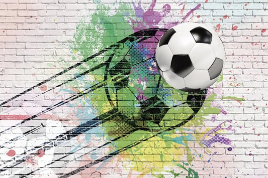 Ball, paint on the wall