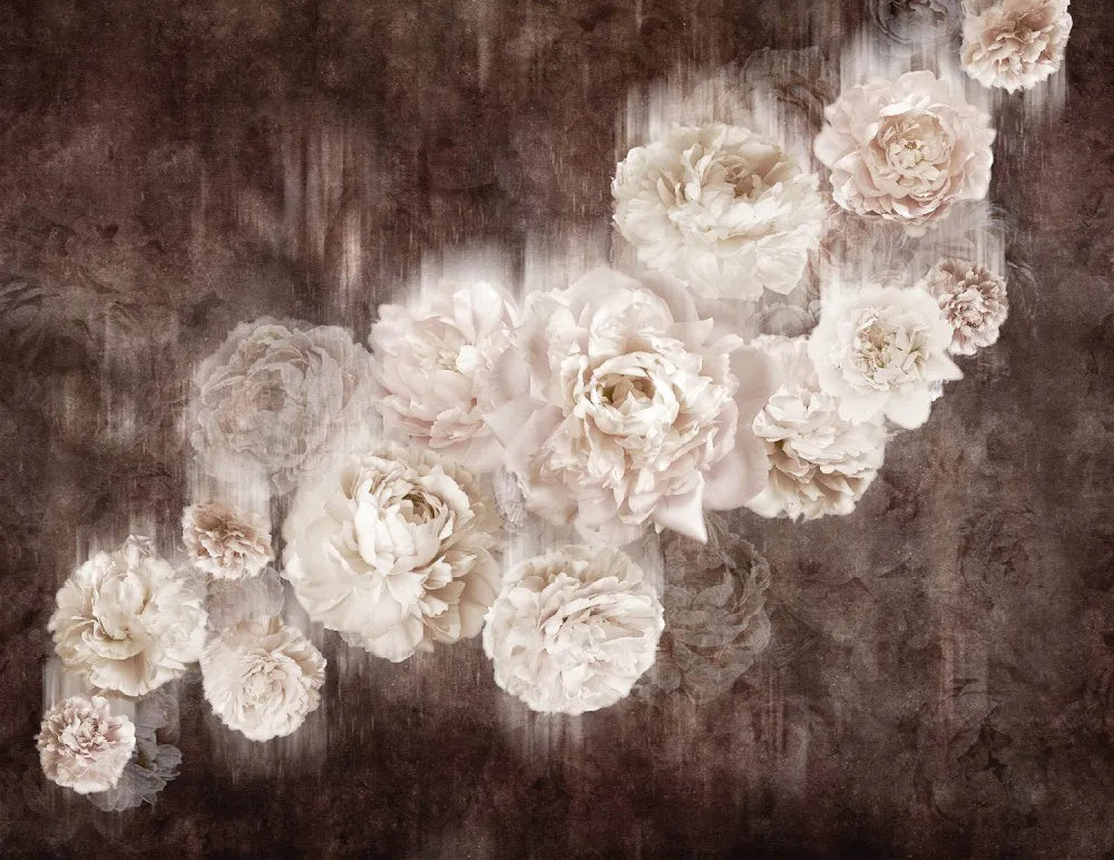 Peonies, fresco