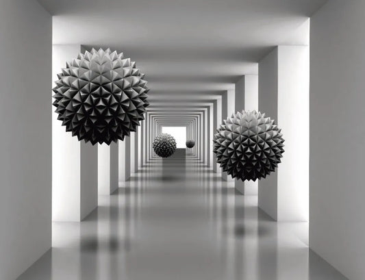 Spheres and columns 3D