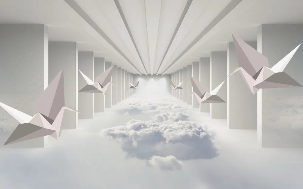 Origami, the tunnel above the clouds