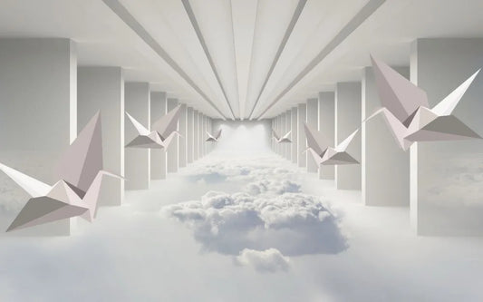 Origami, the tunnel above the clouds