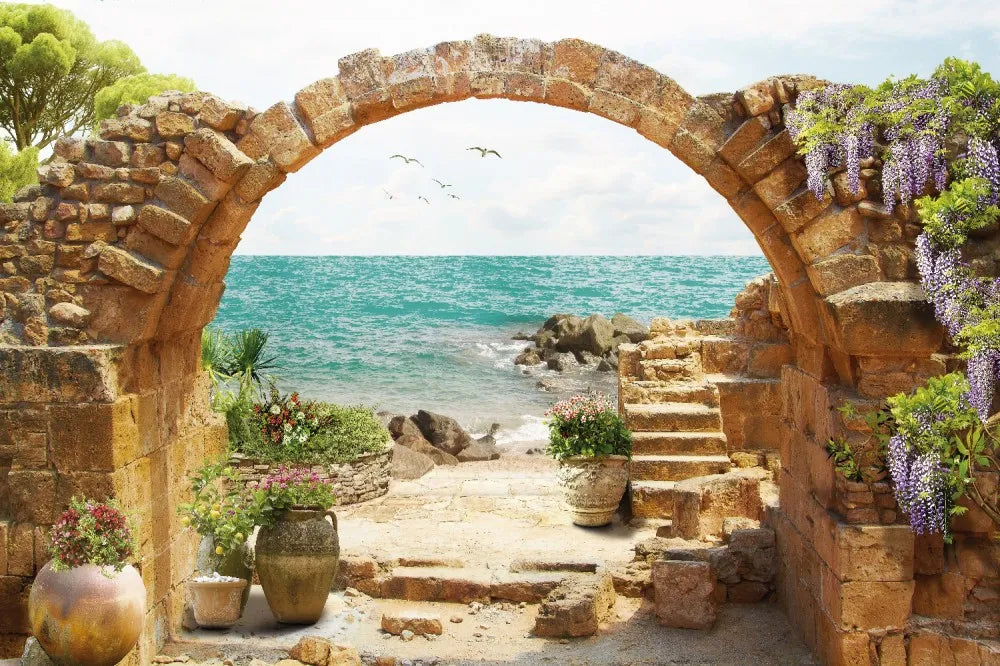 Arch at the sea