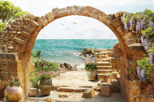 Arch at the sea
