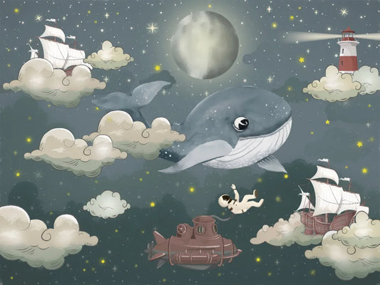 Ships in the starry sky