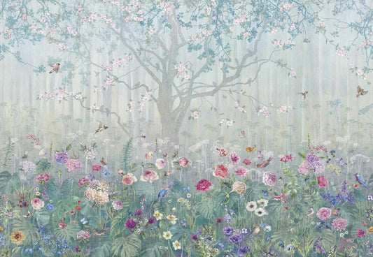 Flowers in the forest drawing