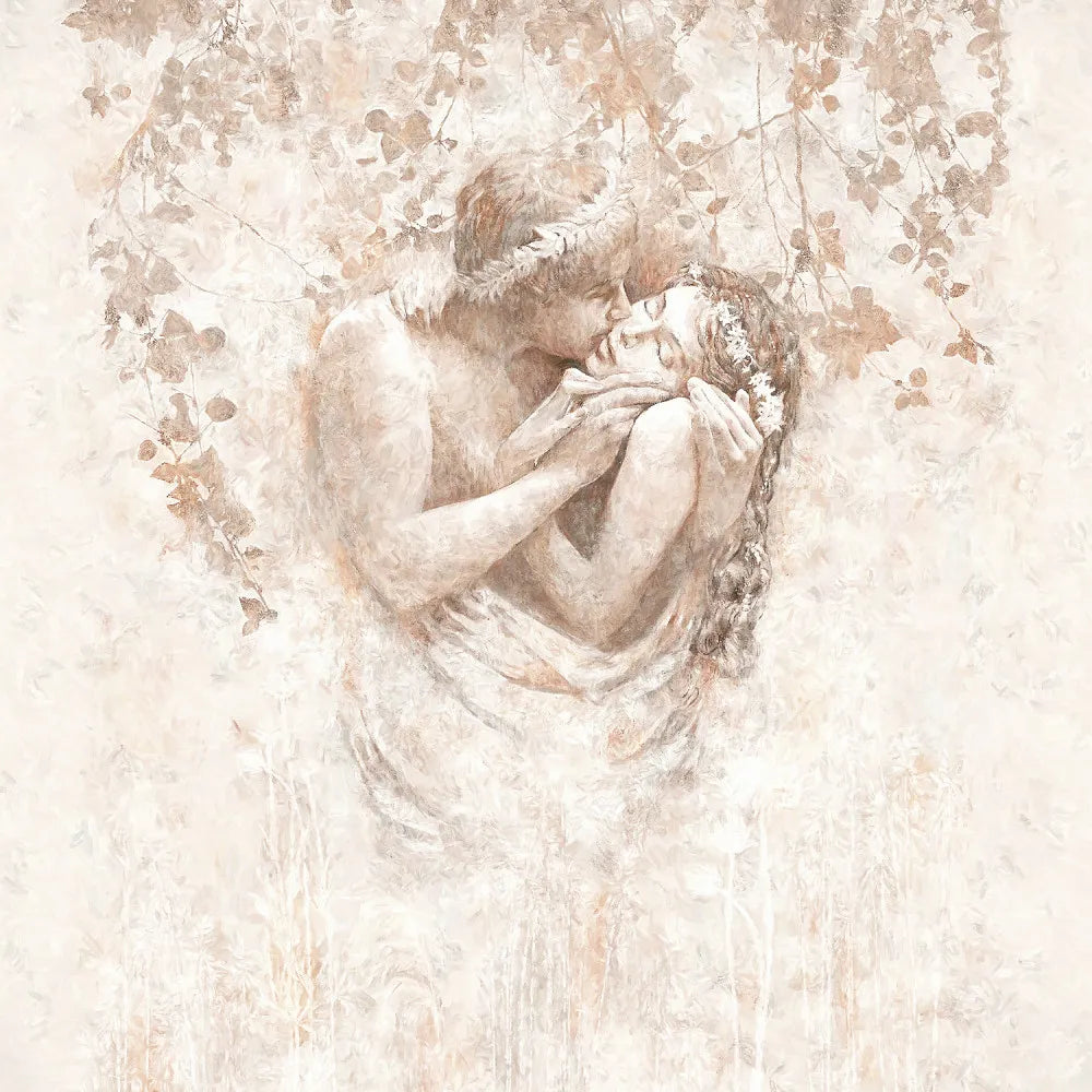 Couple kiss