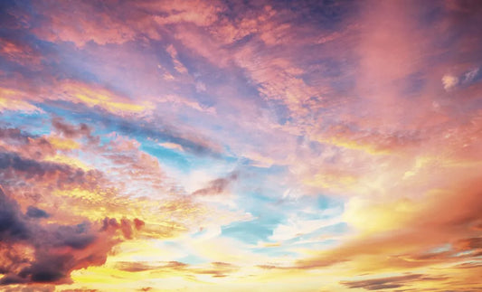 Dawn in the sky