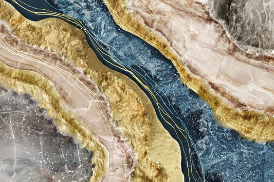 Marble and gold